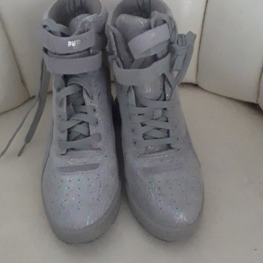 Women's high top wedged Puma sneakers